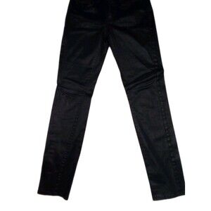 Women's Calvin Klein Pleather Jeans Size 28x32 Ultimate Skinny